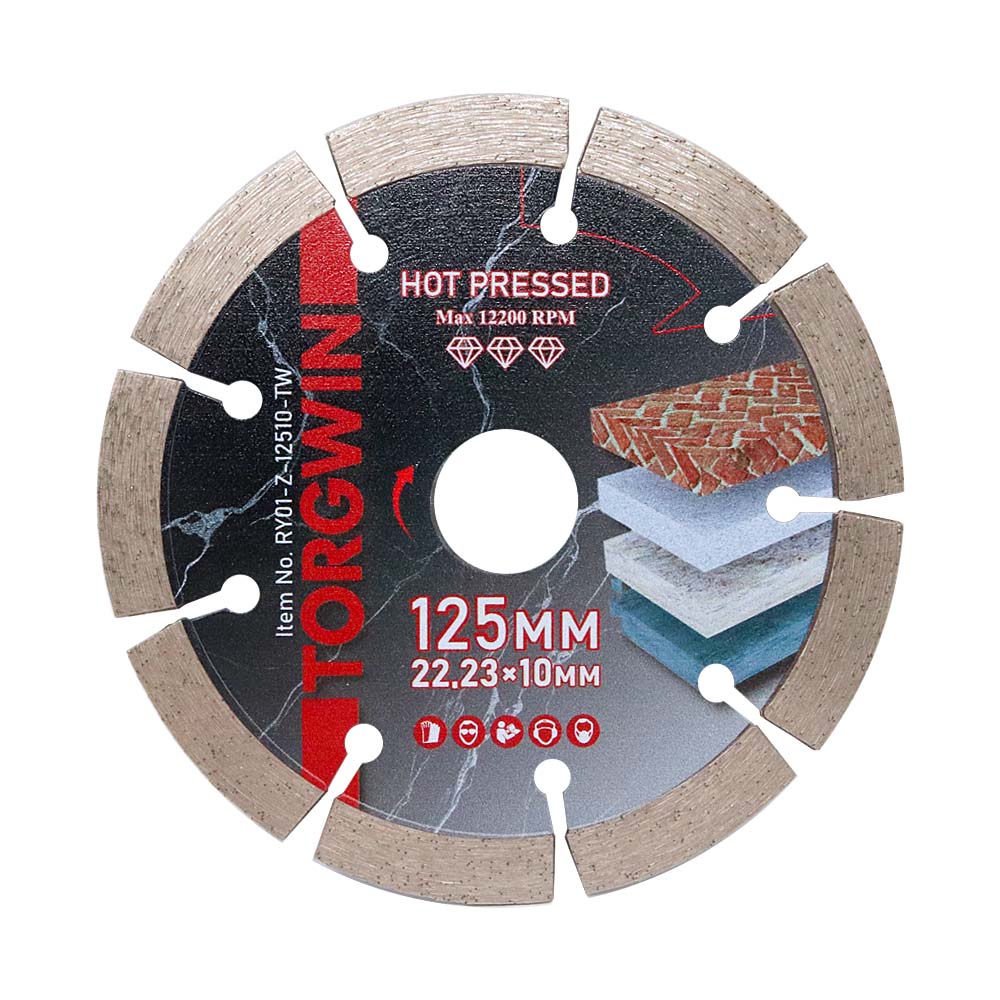 Hot Pressed Segmenteret Diamond Saw Blade til at skære beton