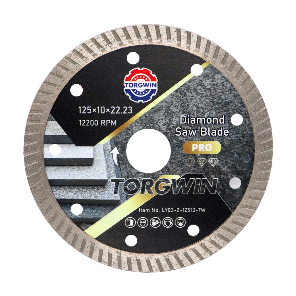 Turbo Diamond Saw Blade til skæring af granit